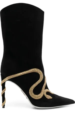 RENE CAOVILLA 105mm crystal snake