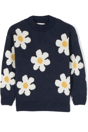 Bobo Choses Big Flower intarsia