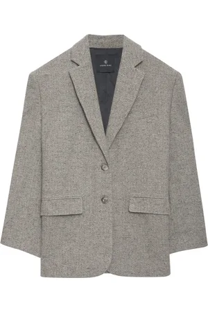 ANINE BING Quinn herringbone single