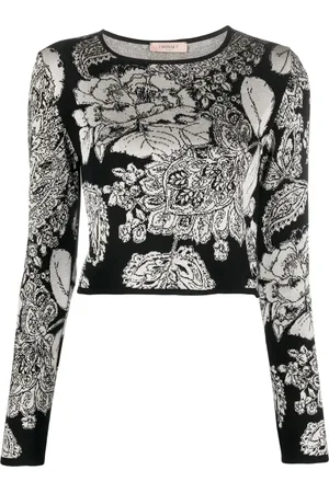 Twin-Set Floral intarsia