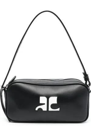 Courrèges Reedition leather camera bag