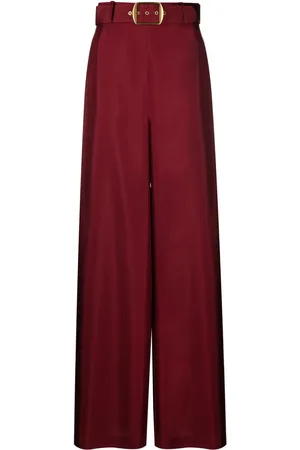 ZIMMERMANN Belted silk wide