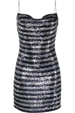 Balmain Striped sequinned