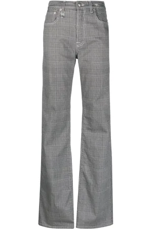 R13 Jane Jean plaid straight