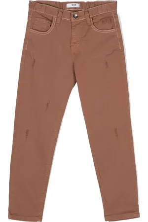Msgm Distressed stretch