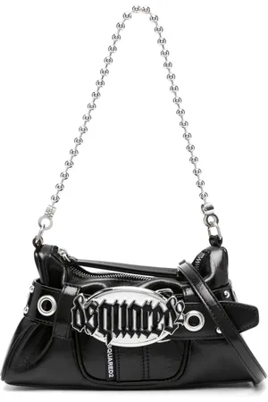Dsquared2 Gothic Belt leather clutch bag