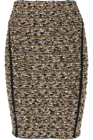 Balmain Lurex tweed knee