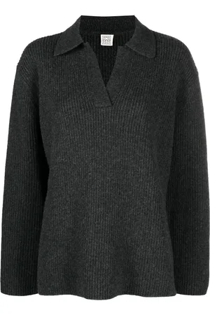 Totême Polo collar wool