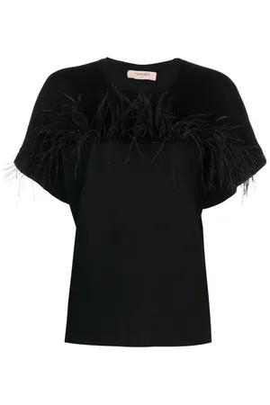 Twin-Set Embellished cotton T