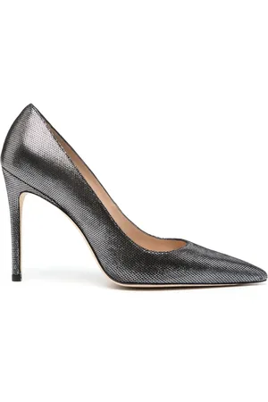 Stuart Weitzman Stuart 100mm metallic