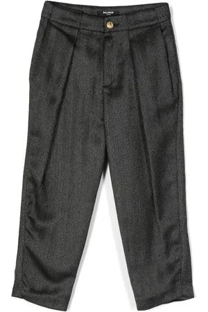 Balmain Pleated herringbone