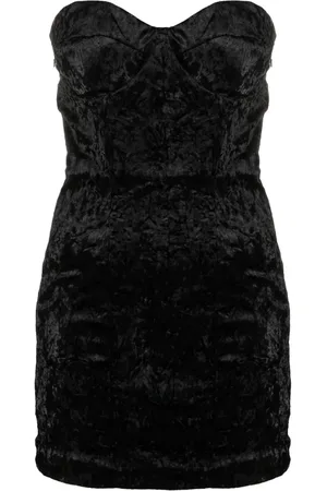 ROTATE Strapless velvet