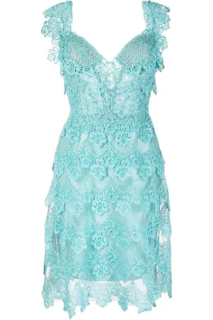 GEMY MAALOUF Guipure lace panel semi