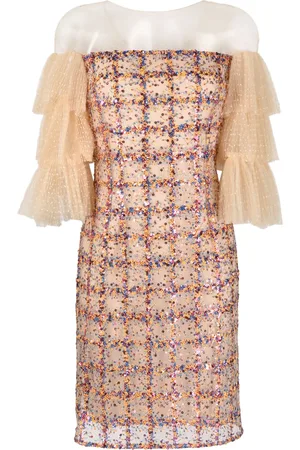 GEMY MAALOUF Sequined ruffled