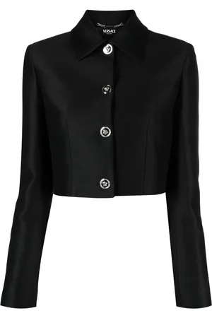 VERSACE Cropped button