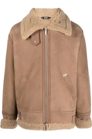 GCDS Shearling zip