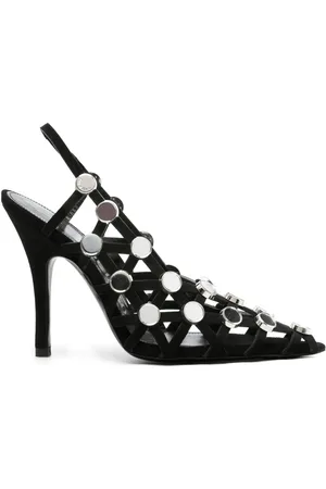 The Attico 105mm Grid rhinestone