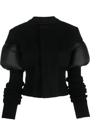Rick Owens Cropped panelled jacket