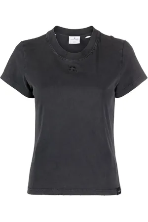 Courrèges Distressed logo