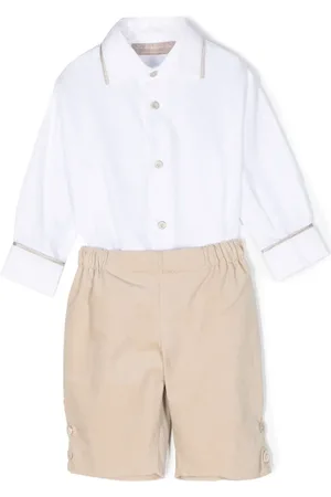 LA STUPENDERIA Cotton shirt and trouser set