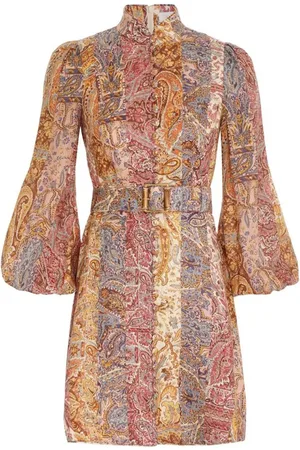 ZIMMERMANN Paisley print belted A
