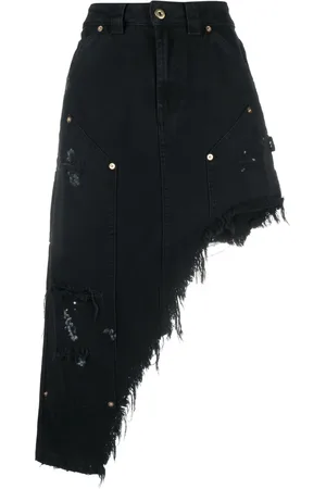 Vaquera Workwear distressed asymmetric