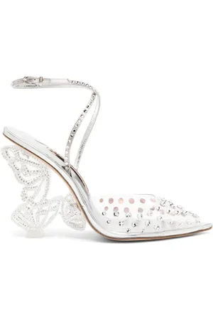 SOPHIA WEBSTER 100mm Paloma crystal
