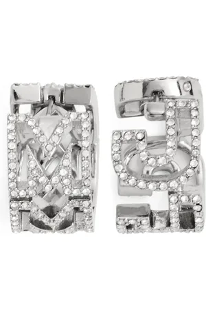 Marc Jacobs The Monogram pav?? huggie earrings