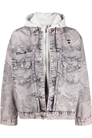 A Bathing Ape Layered denim jacket