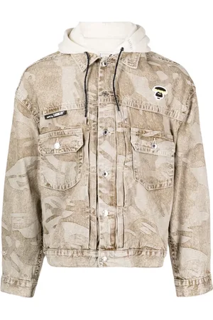 A Bathing Ape Layered denim jacket