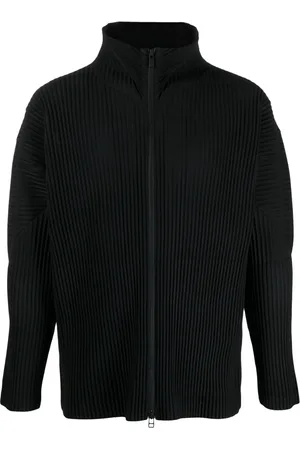 Issey Miyake Pleated pliss?? lightweight jacket