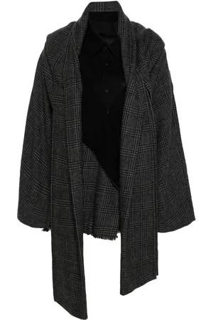 YOHJI YAMAMOTO Combination plaid check