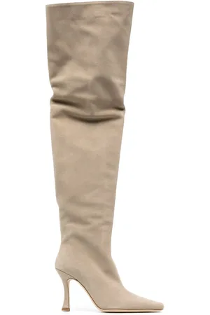 Staud Cami 95mm suede thigh