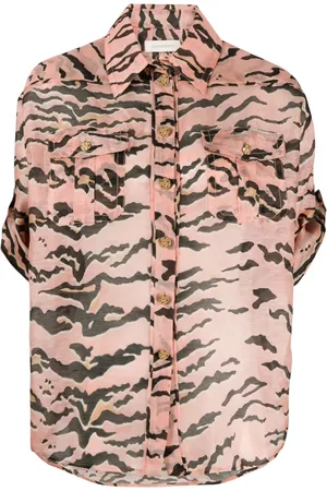 ZIMMERMANN Matchmaker Safari organza shirt