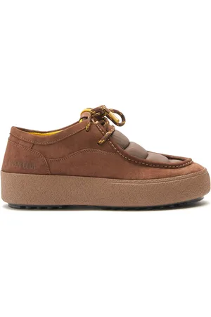 Moon Boot Mtrack Wallaby panelled suede sneakers