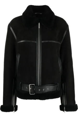 Totême Shearling suede jacket