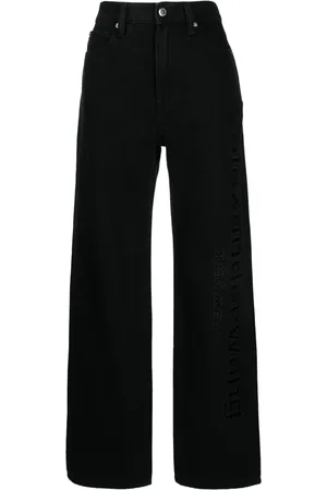 Alexander Wang EZ embroidered straight