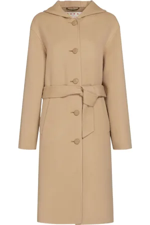 Marni Belted hooded coat