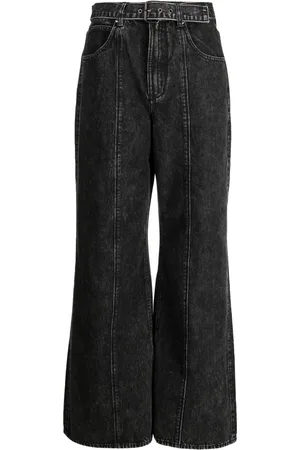 Izzue Panelled belted wide