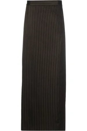 Jean Paul Gaultier Pinstripe layered wool