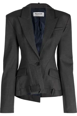 MONSE Panelled wool single