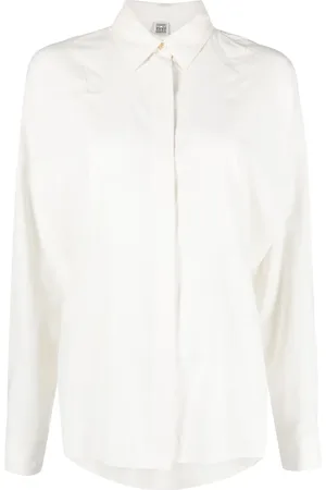 Totême Paneled silk shirt