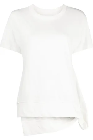YOHJI YAMAMOTO Asymmetric cotton T