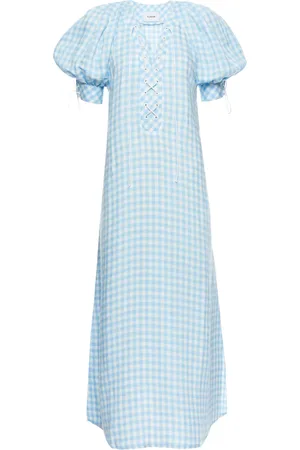 Sleeper Garden gingham puff