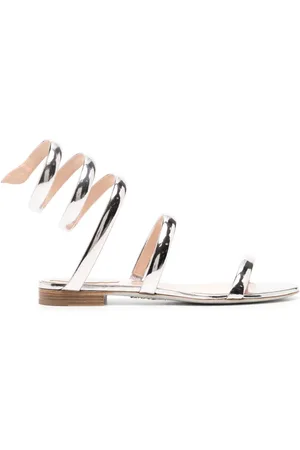 RENE CAOVILLA Serpente metallic