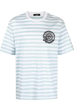 VERSACE Nautical Stripe cotton T