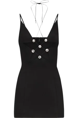 AREA Cut out sleeveless mini dress
