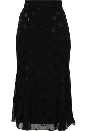 Dolce & Gabbana Devor?? godet midi skirt