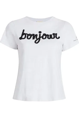 Cinq A Sept Bonjour cotton T