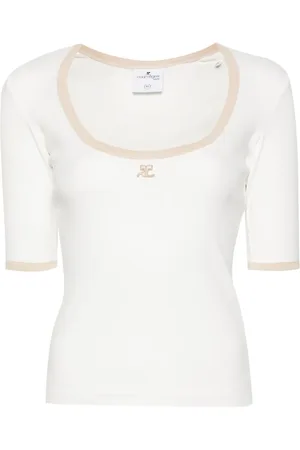 Courrèges Holistic Contrast cotton T